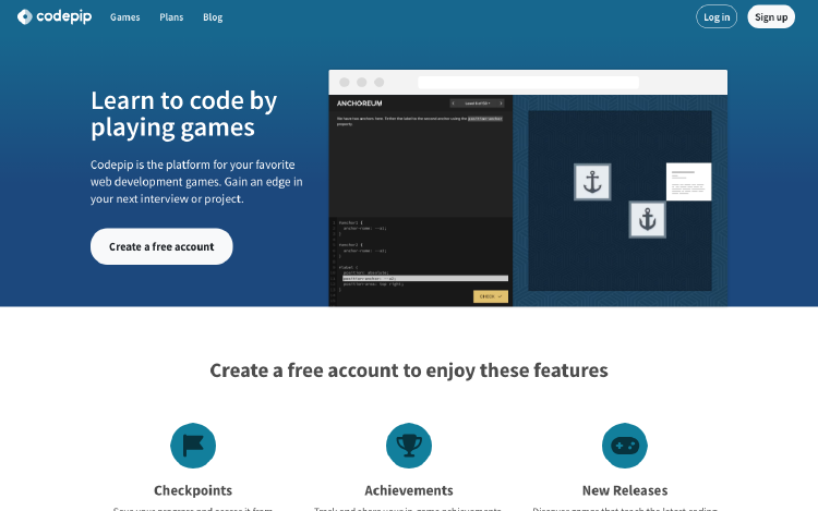 Codepip: 游戏化编程学习