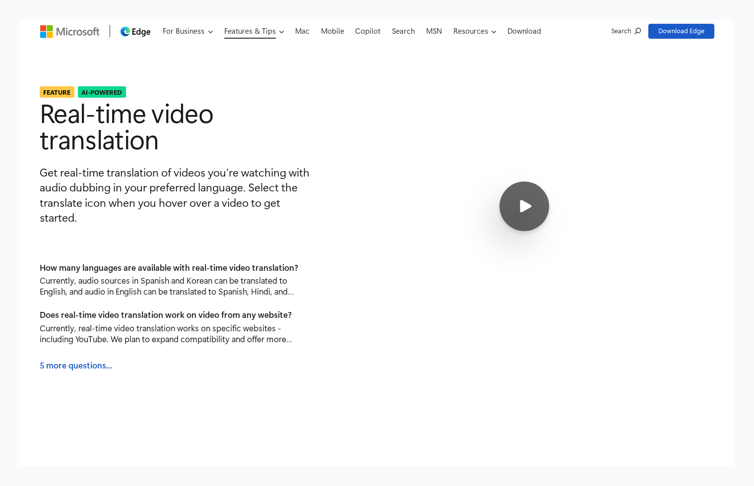 Edge Real-time Video Translation: Break Language Barriers