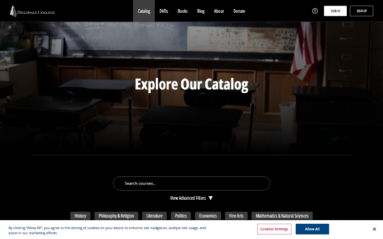 Hillsdale Online: Elite Courses Zero Cost