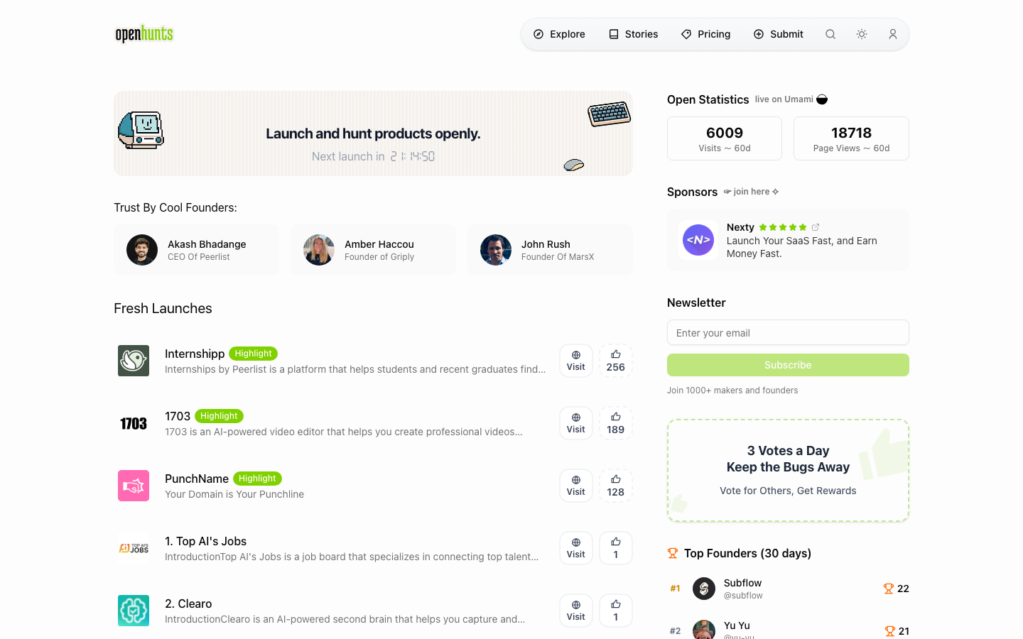 OpenHunts: Product Discovery Playground