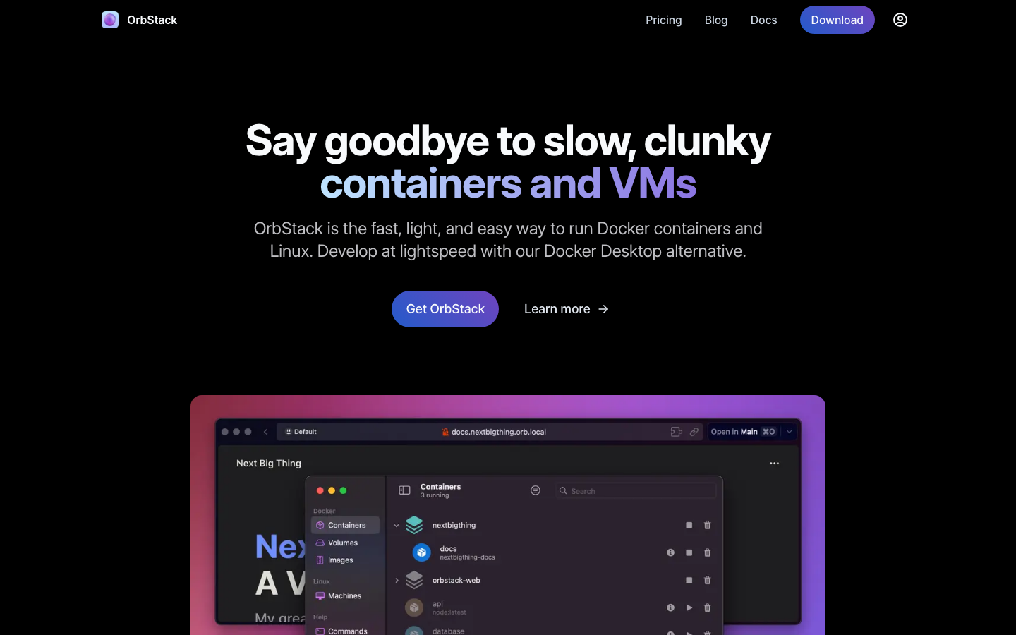 OrbStack: Docker Desktop Killer