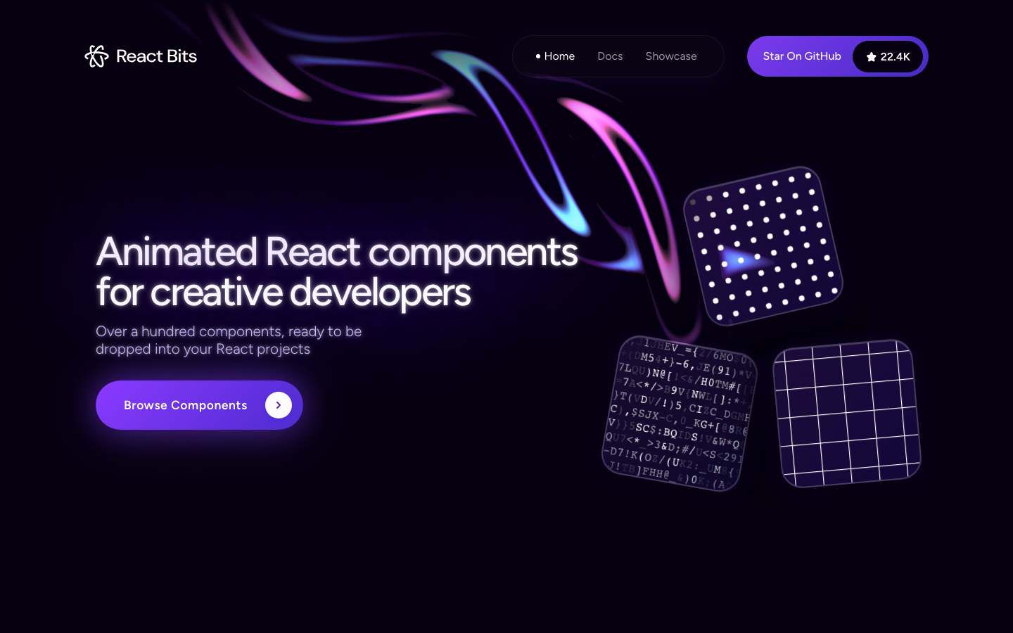React Bits: 动画组件库