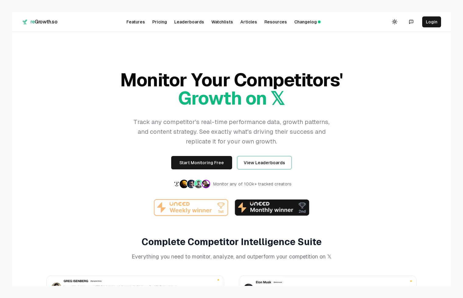 reGrowth: Competitor Growth Intelligence