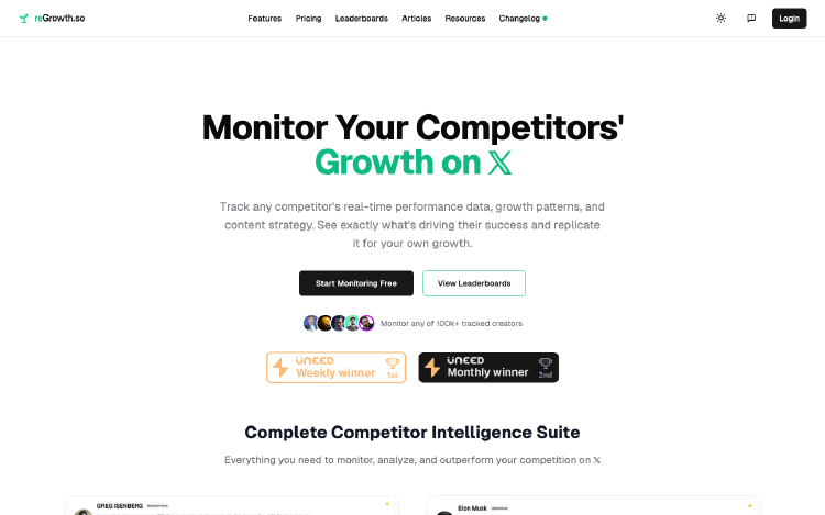 reGrowth: Competitor Intel Unleashed