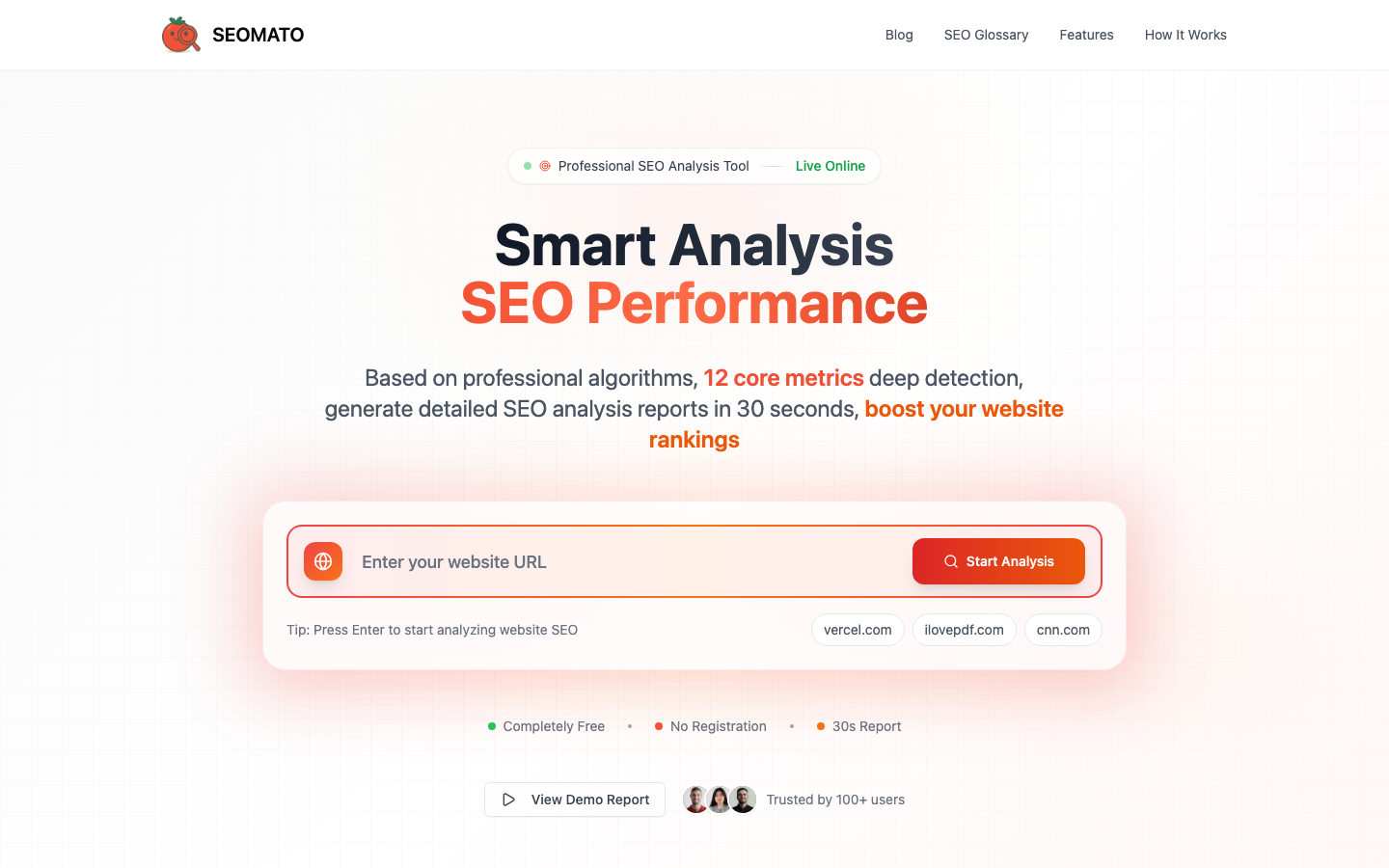 SEOMato: 30s SEO Health Check
