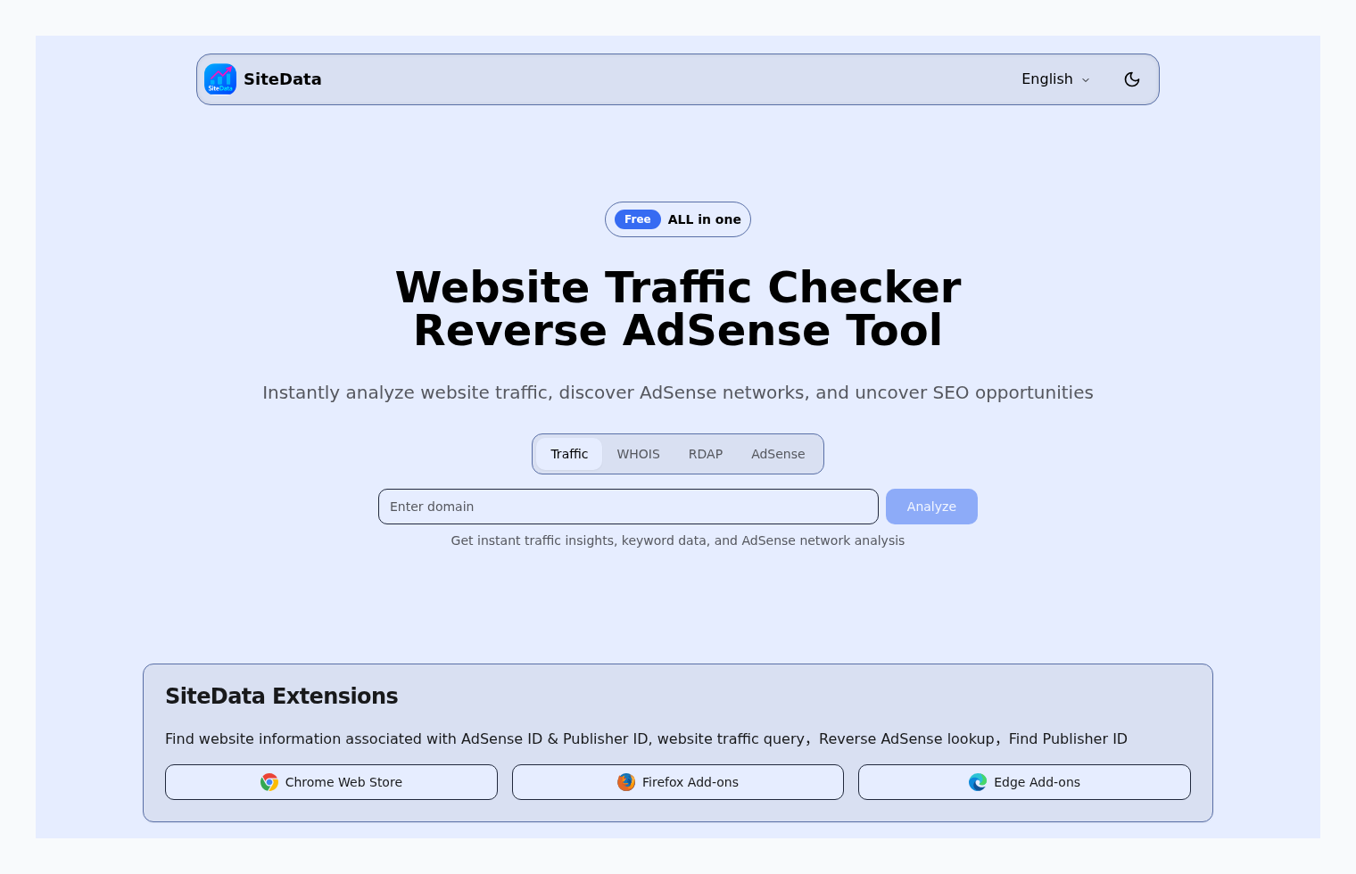 SiteData: Privacy-First Website Intelligence