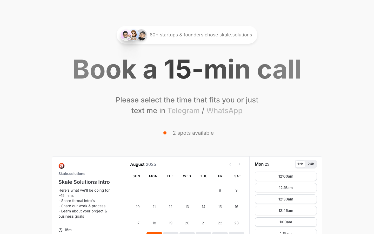Skale: Conversion-Focused Design Consult