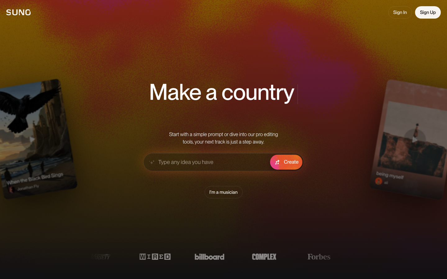 Suno: AI Music Creation Tool