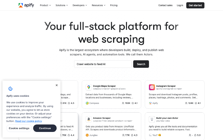 Apify: Full-stack Data Extraction