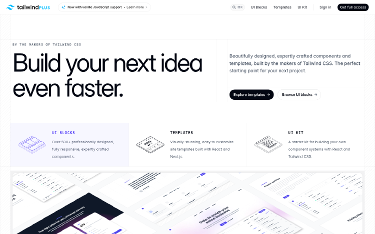 Tailwind Plus: UI Components Treasure