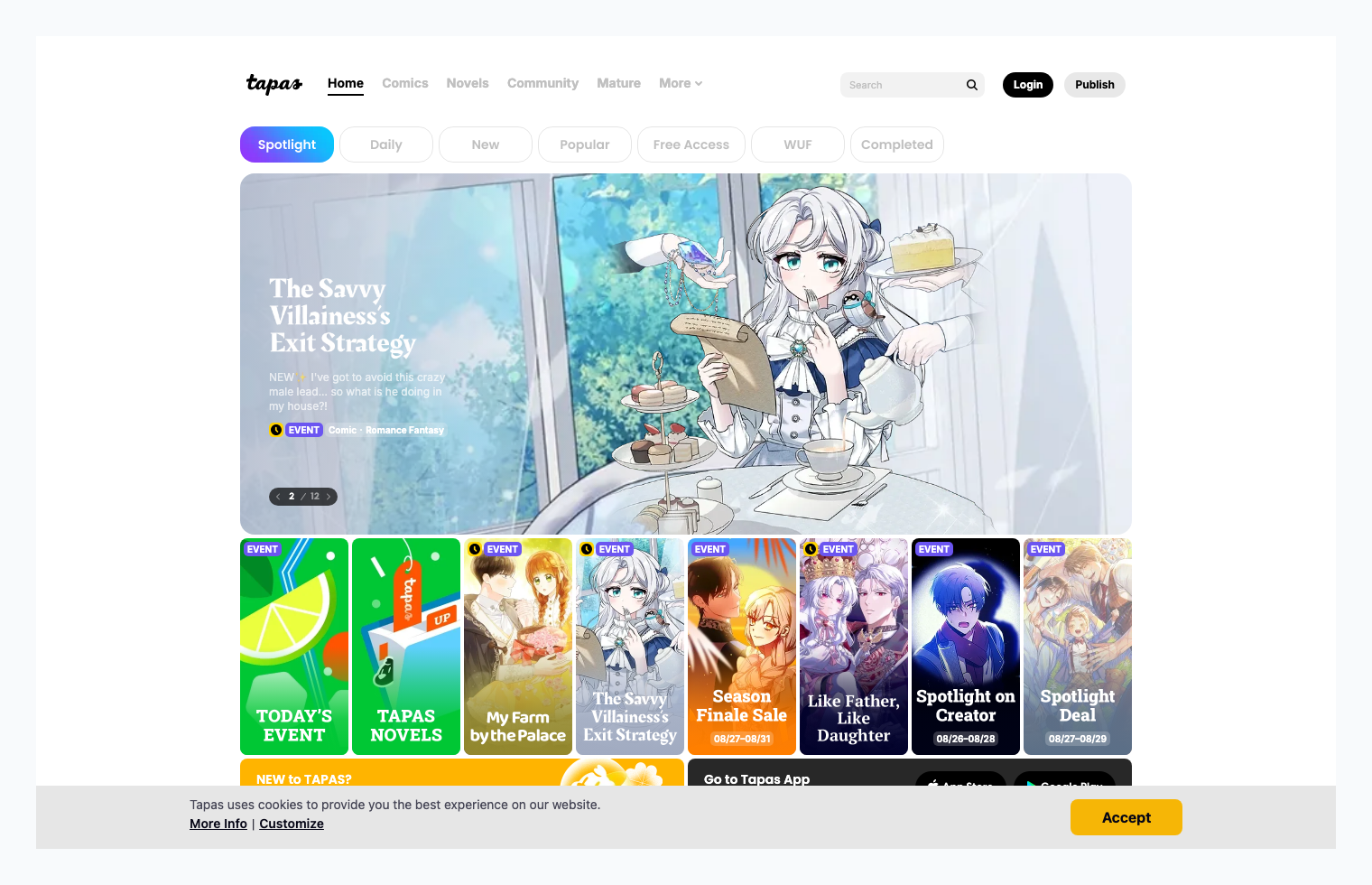 Tapas: Learn English Through Webcomics