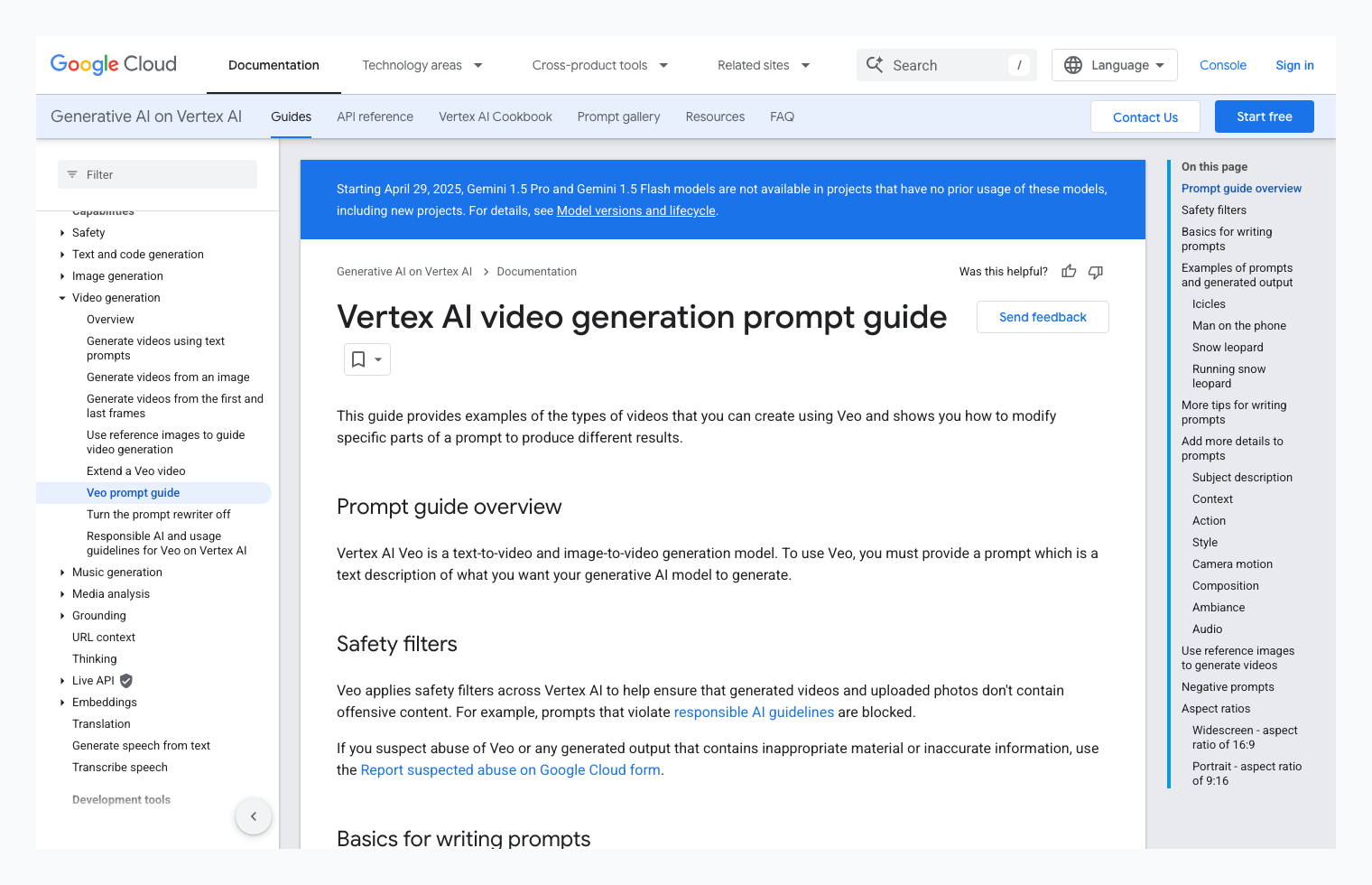 Veo3 AI Video Generation Prompt Guide